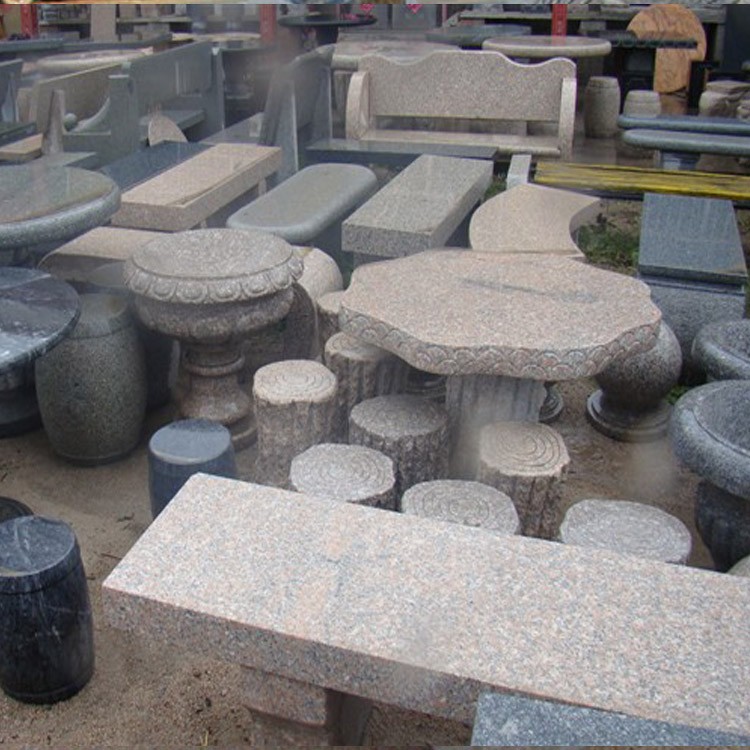 異形石材加工藝術(shù) 花崗巖異型石材、雕刻與石桌石椅的精致工藝